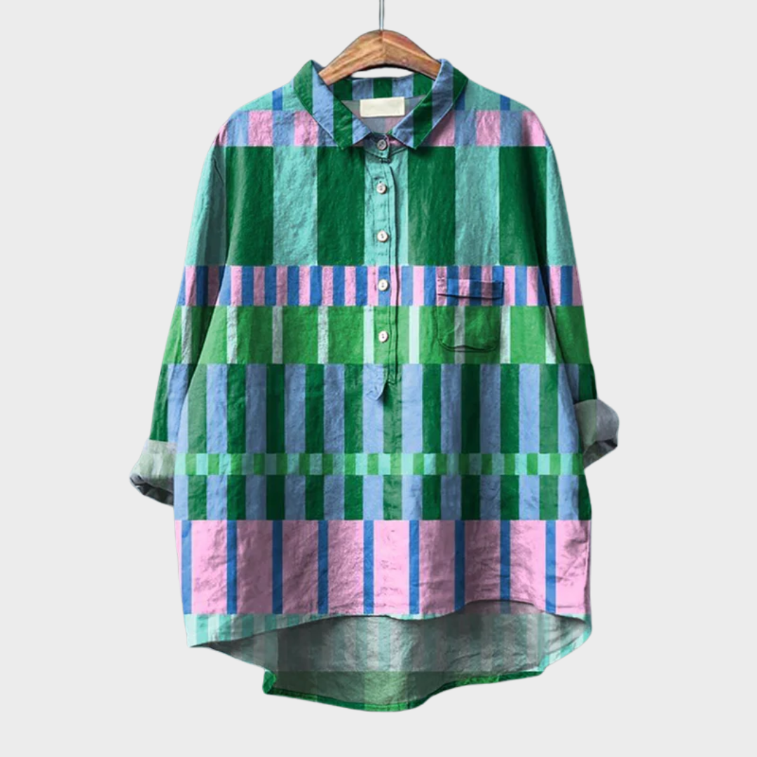 Amber | Elegantna Letnja Bluza od Lino