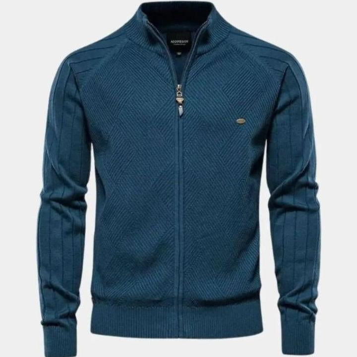 Jacquard™ | Cardigan pleten sa rajsferšlusom