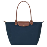 Longchamp - Grande Tote Le Pliage, Mornarsko Plava