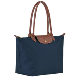 Longchamp - Grande Tote Le Pliage, Mornarsko Plava