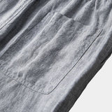 Mikkel™ | Sive Lino Šortse