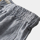 Mikkel™ | Sive Lino Šortse