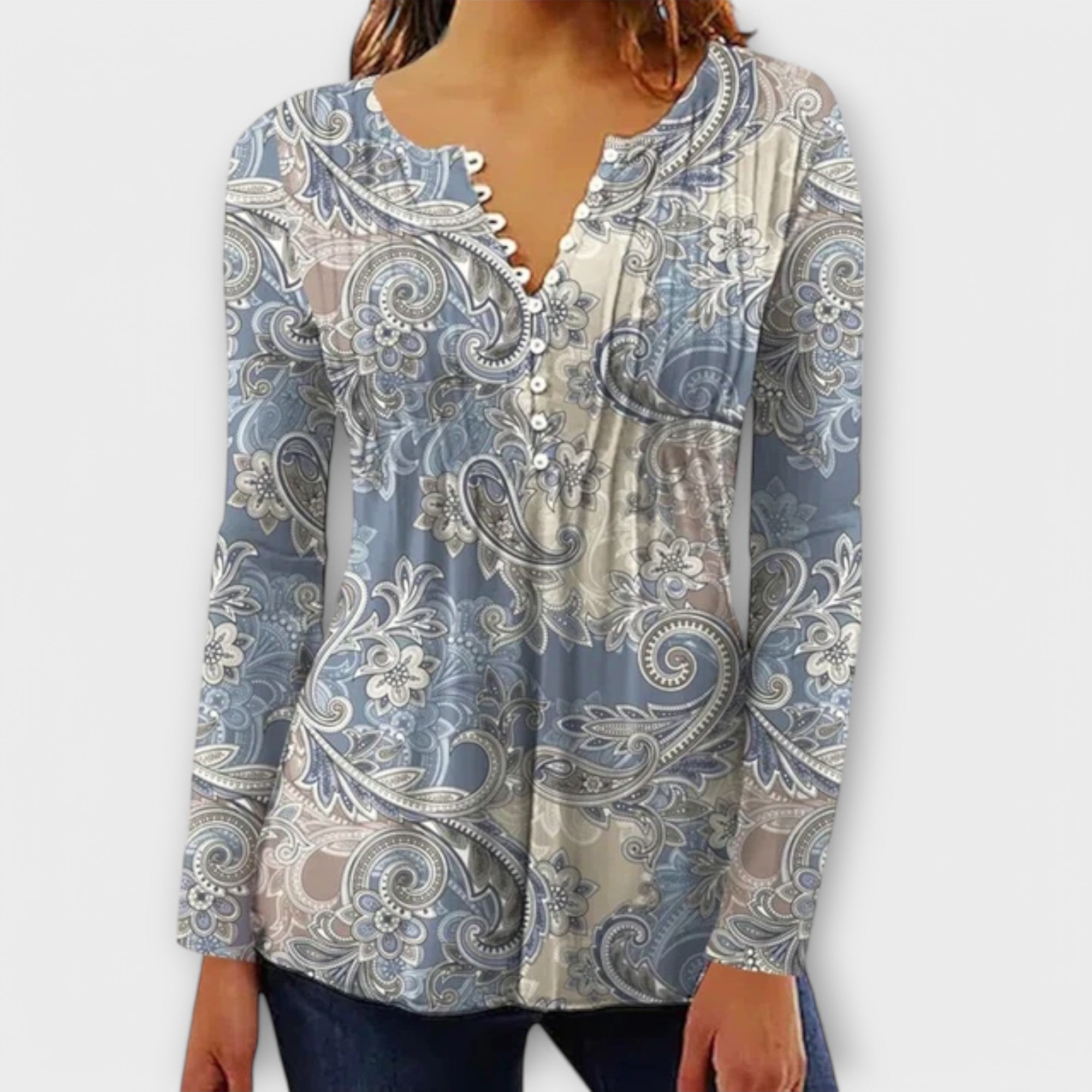 Juliane – Bluza sa V izrezom i Trećim rukavima
