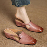 Avella | Elegantne Mules od Kože
