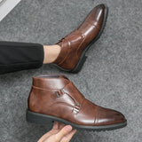 Parker™ | Čizme sa Dvostrukim Monk Strap-om od Sintetičke Kože