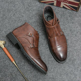 Parker™ | Čizme sa Dvostrukim Monk Strap-om od Sintetičke Kože