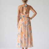 Elin | Mekana Halter Midi Haljina