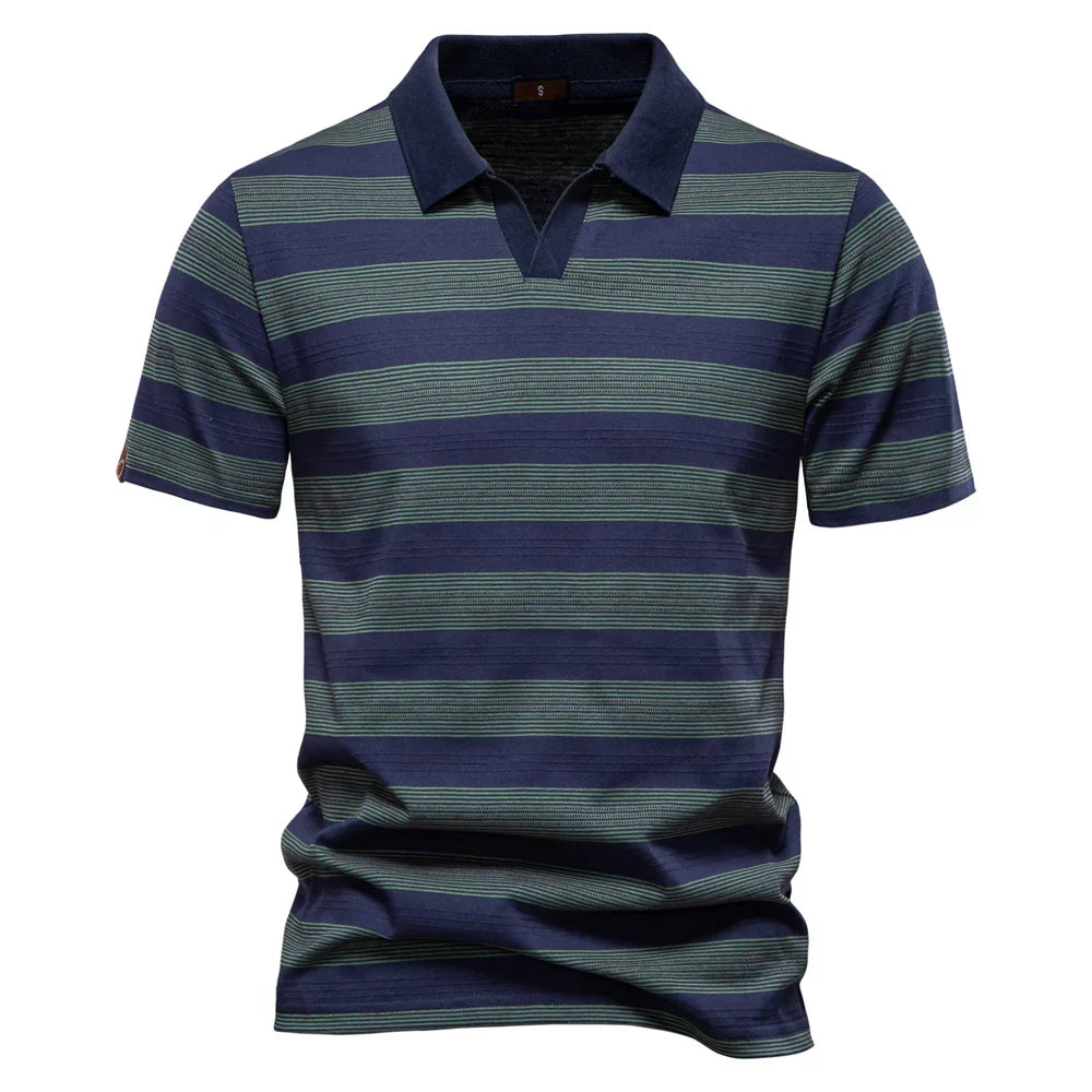 ELIAS™ | OPUŠTENA PLETENA POLO MAJICA