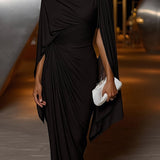 Melyssa™ Faltenwurf Maxikleid