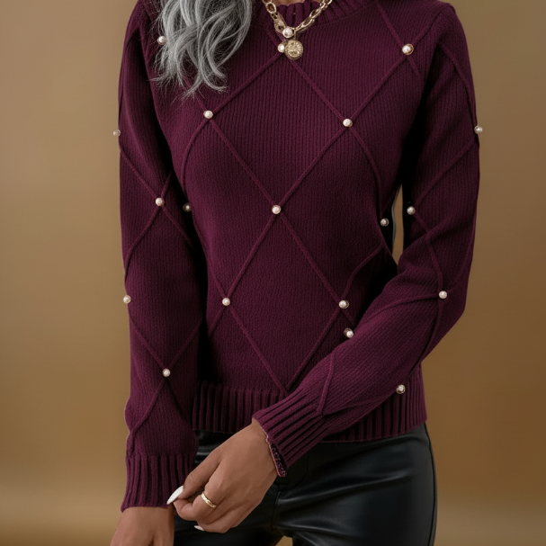 Marguerite™ – Elegantni pulover sa delikatnim perlama