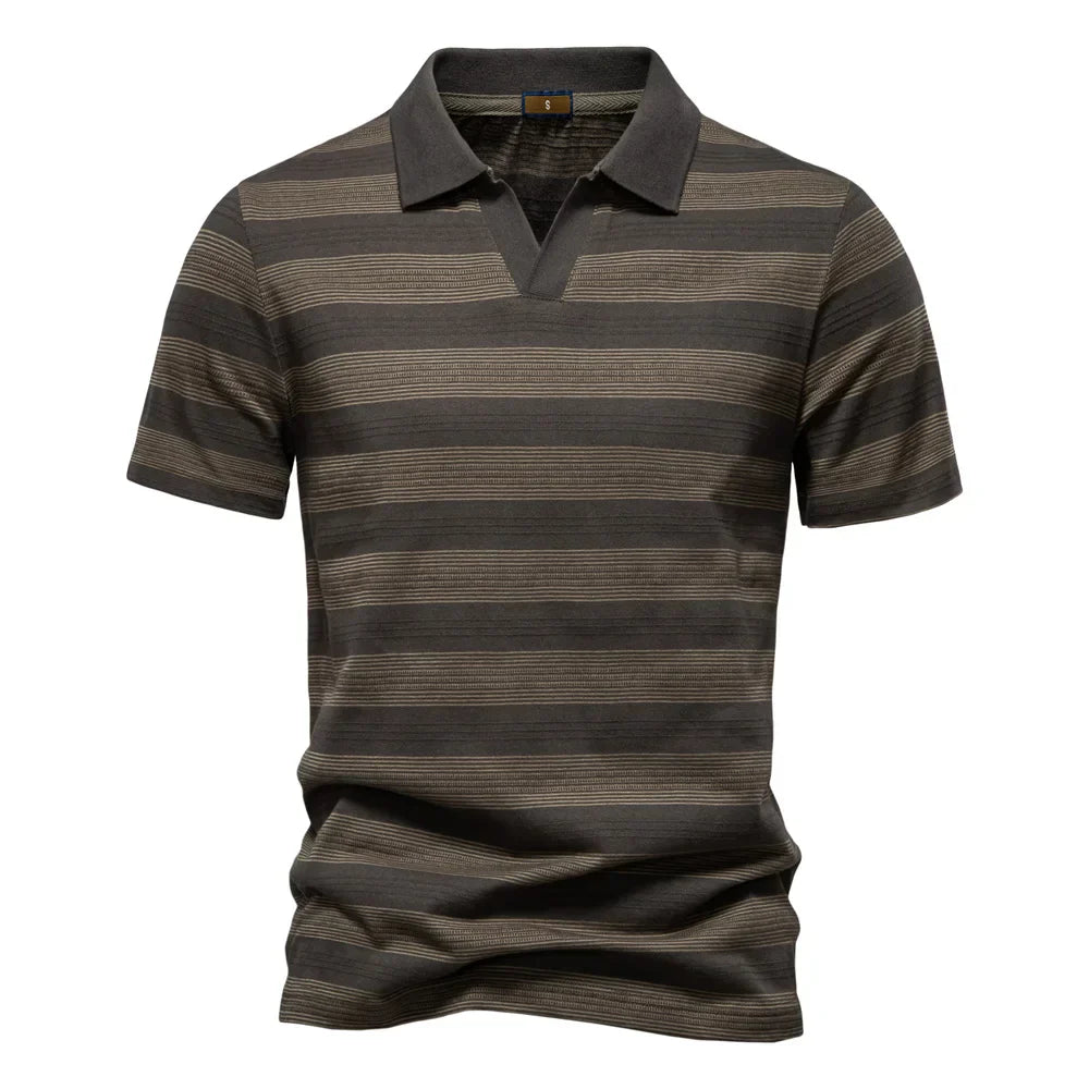 ELIAS™ | OPUŠTENA PLETENA POLO MAJICA