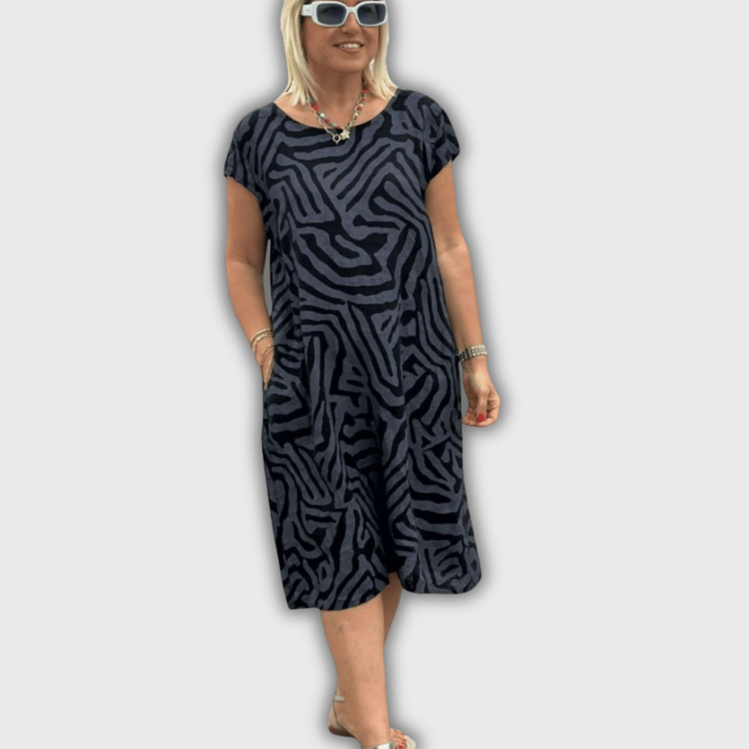 Camille - Letnja haljina sa okruglim izrezom