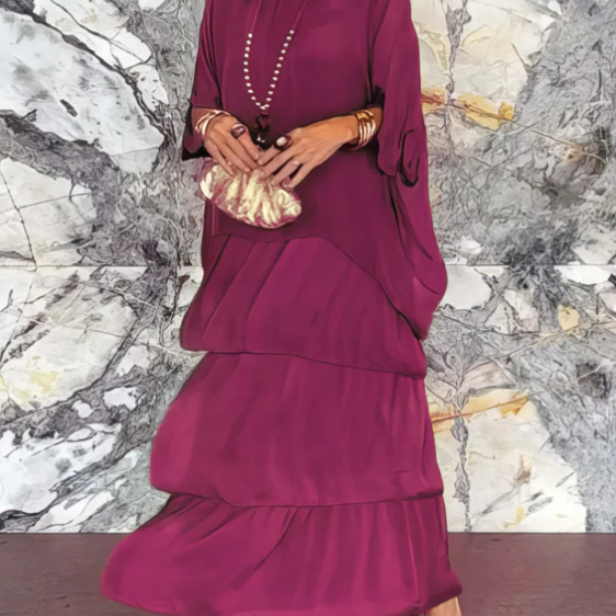 Lucille - Elegantna lepršava maxi haljina