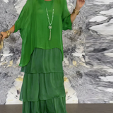 Lucille - Elegantna lepršava maxi haljina