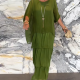 Lucille - Elegantna lepršava maxi haljina