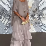 Lucille - Elegantna lepršava maxi haljina