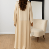 TAYNA™ – Maxi haljina sa drapiranim rukavima