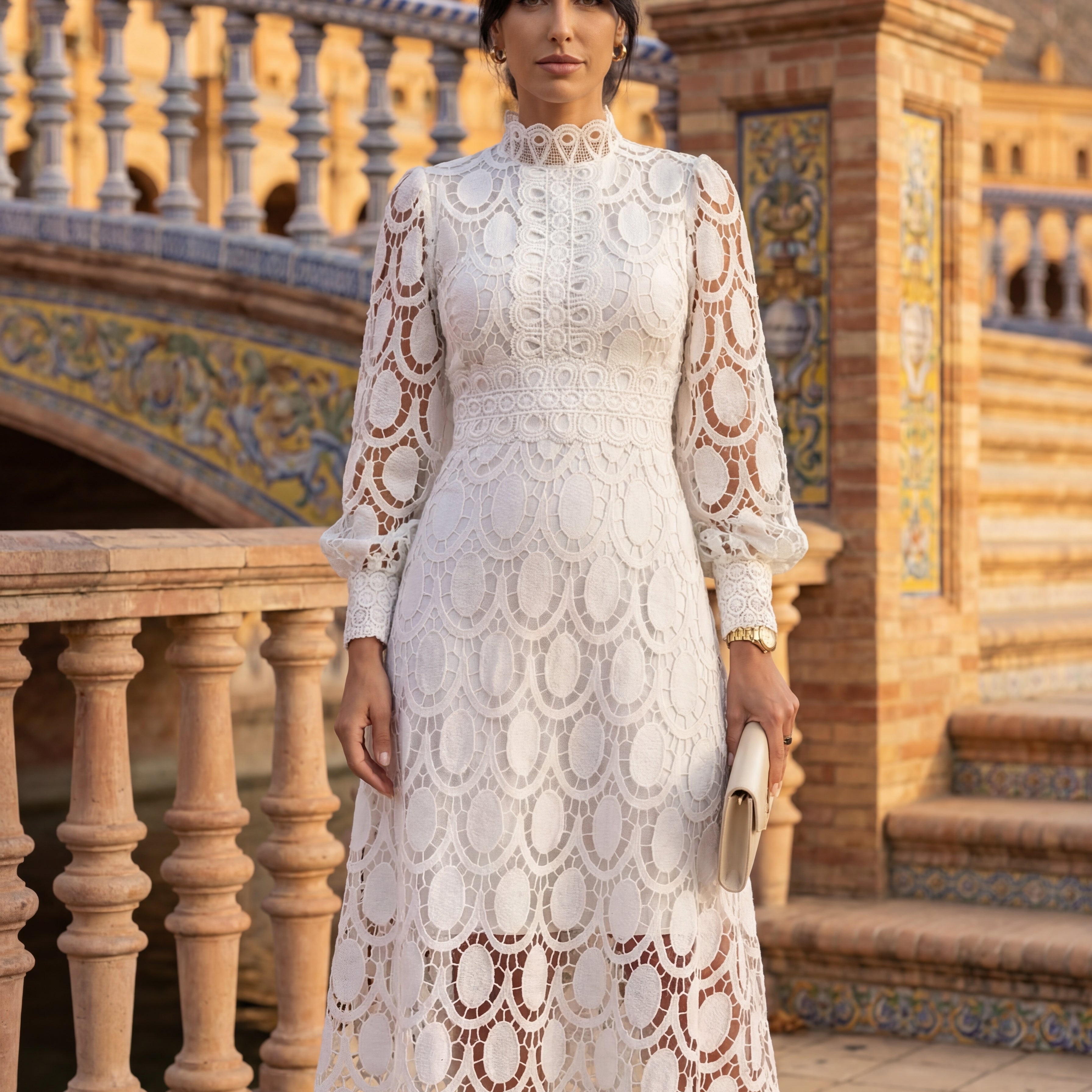 Elegantna svila haljina Carmona – Maison Claire i Sylvie