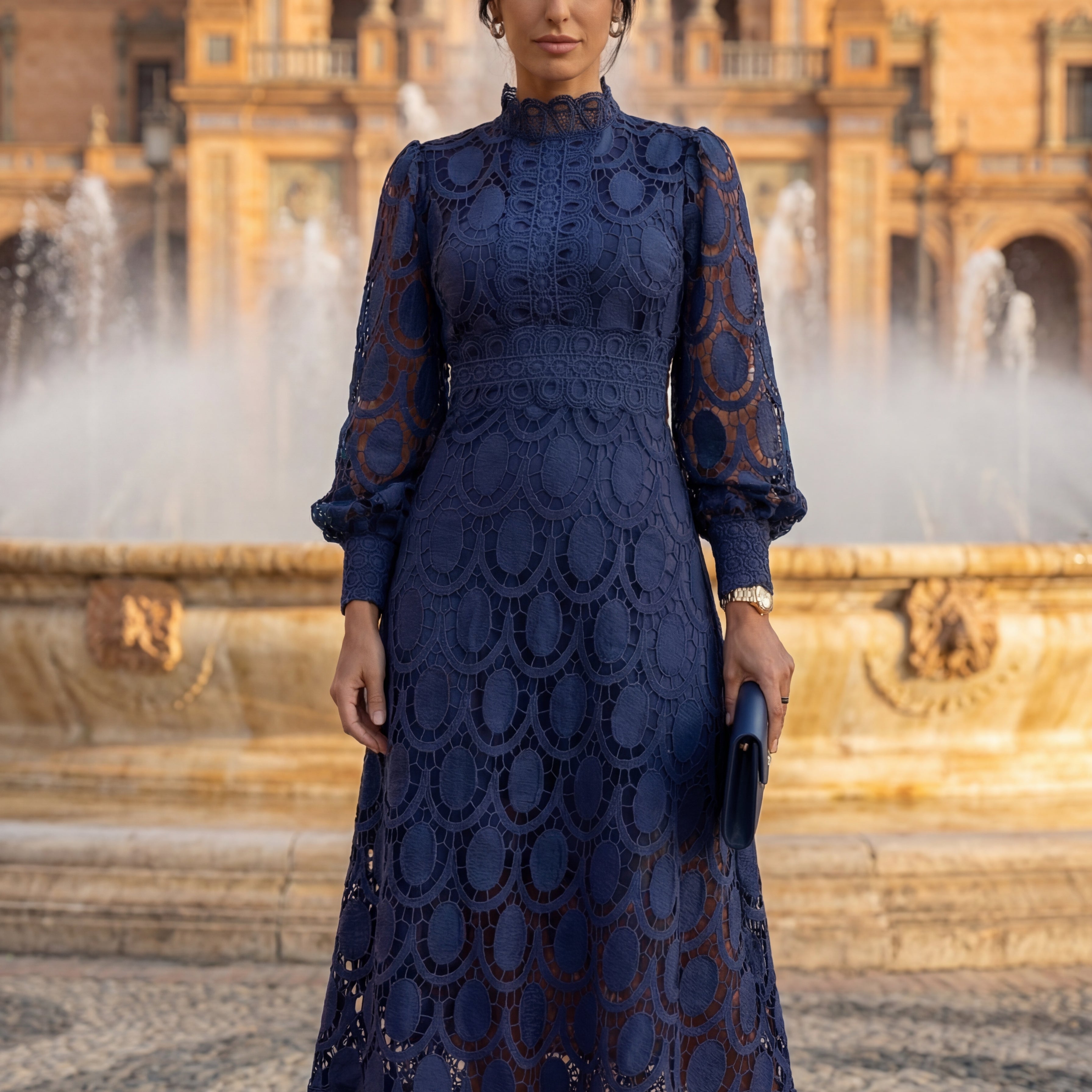 Elegantna svila haljina Carmona – Maison Claire i Sylvie