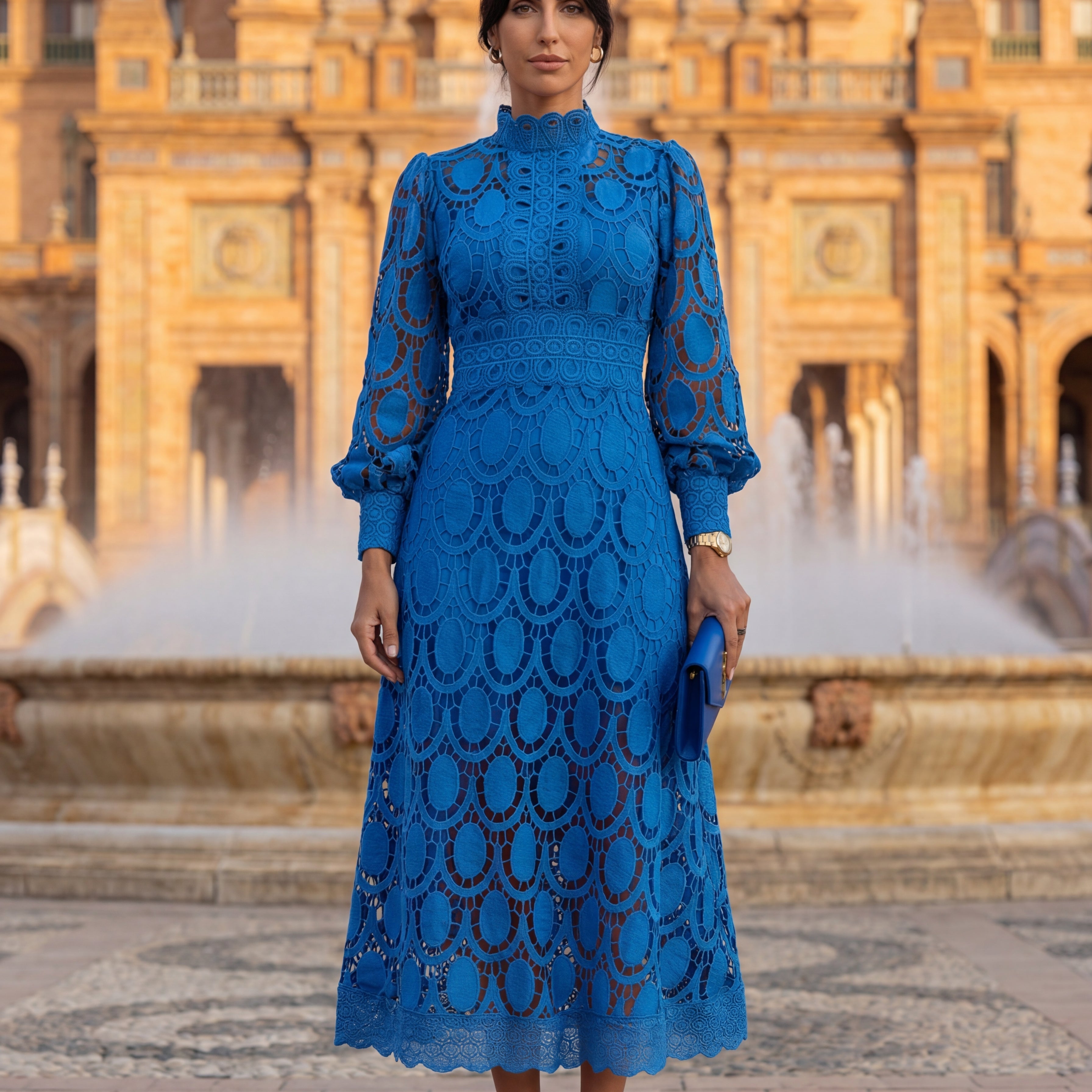 Elegantna svila haljina Carmona – Maison Claire i Sylvie