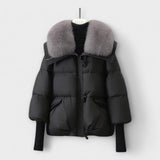 Lucyna - Elegantni Kaput sa Krznom