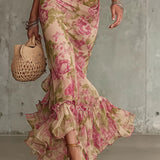 Racquella™ Vintage Maxikleid