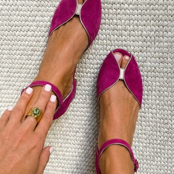 Olivia | Elegantne Sandale u Boji Žalfije