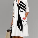 Hester | Elegantna Hemdblusenkleka