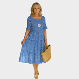 Zorelle™ - Haljina midi sa kratkim rukavima