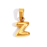 Collier Lettre Bubble Chic