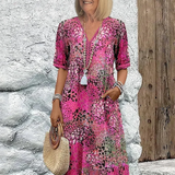 Anthea - Elegantna cvjetna midi haljina