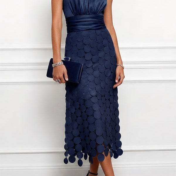 Lau - Elegantna midi haljina Céline za ceremonije za žene