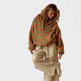 Dejzi | Fleece pulover Bloom