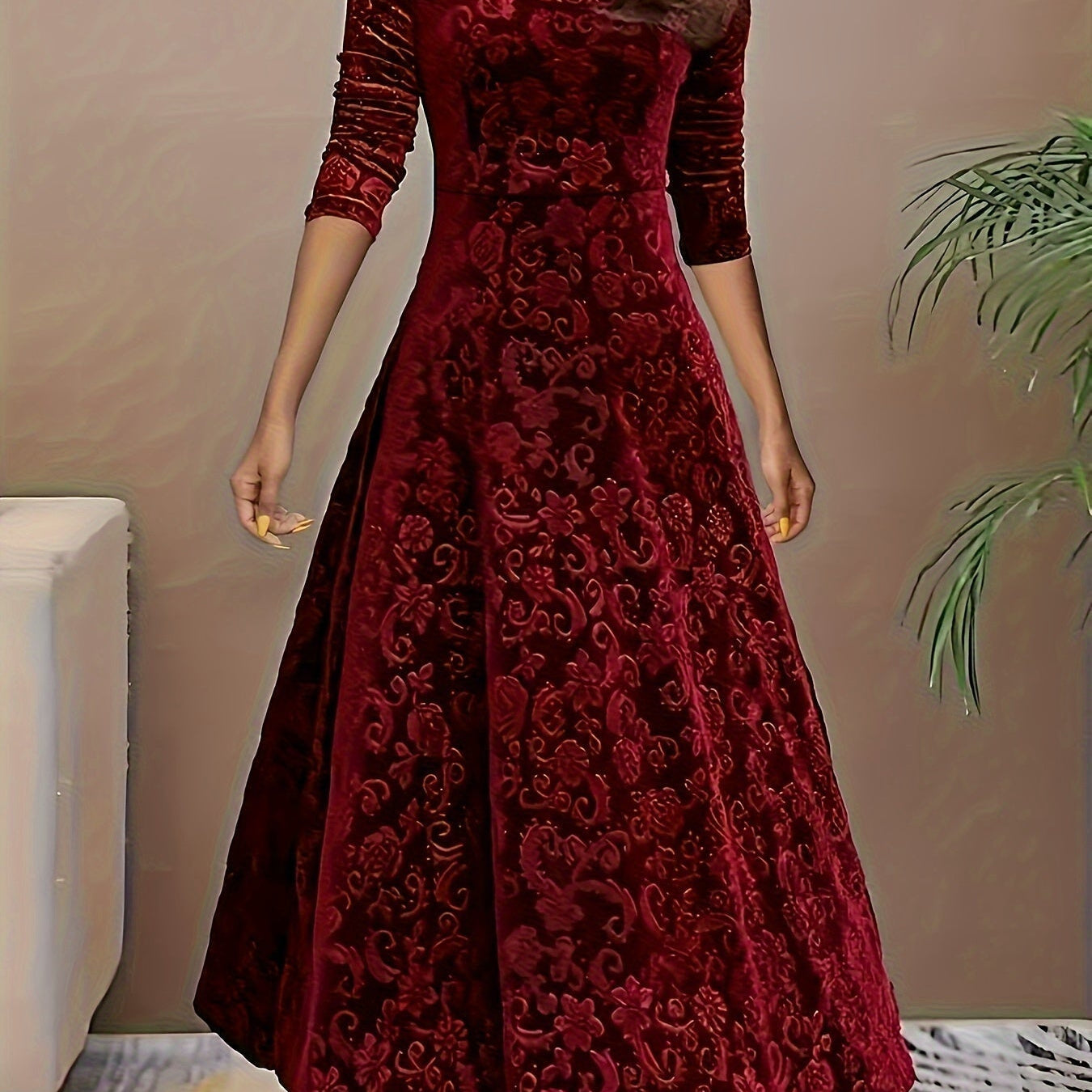 Nicola™ Elegantna Samtvena Haljina