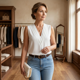 Anna - Elegantna bluza bez rukava