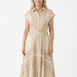 Eleanor™ - A-Linija Paisley Midi Haljina