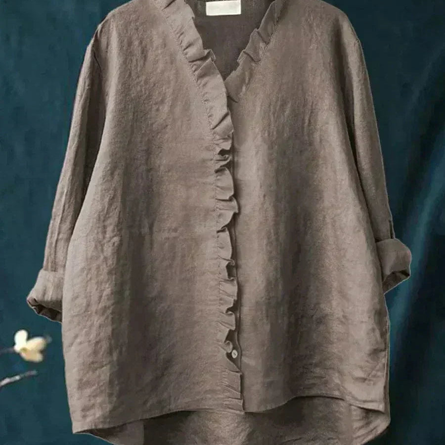 Eline | Elegantna Letnja Bluza od Lna