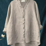 Eline | Elegantna Letnja Bluza od Lna