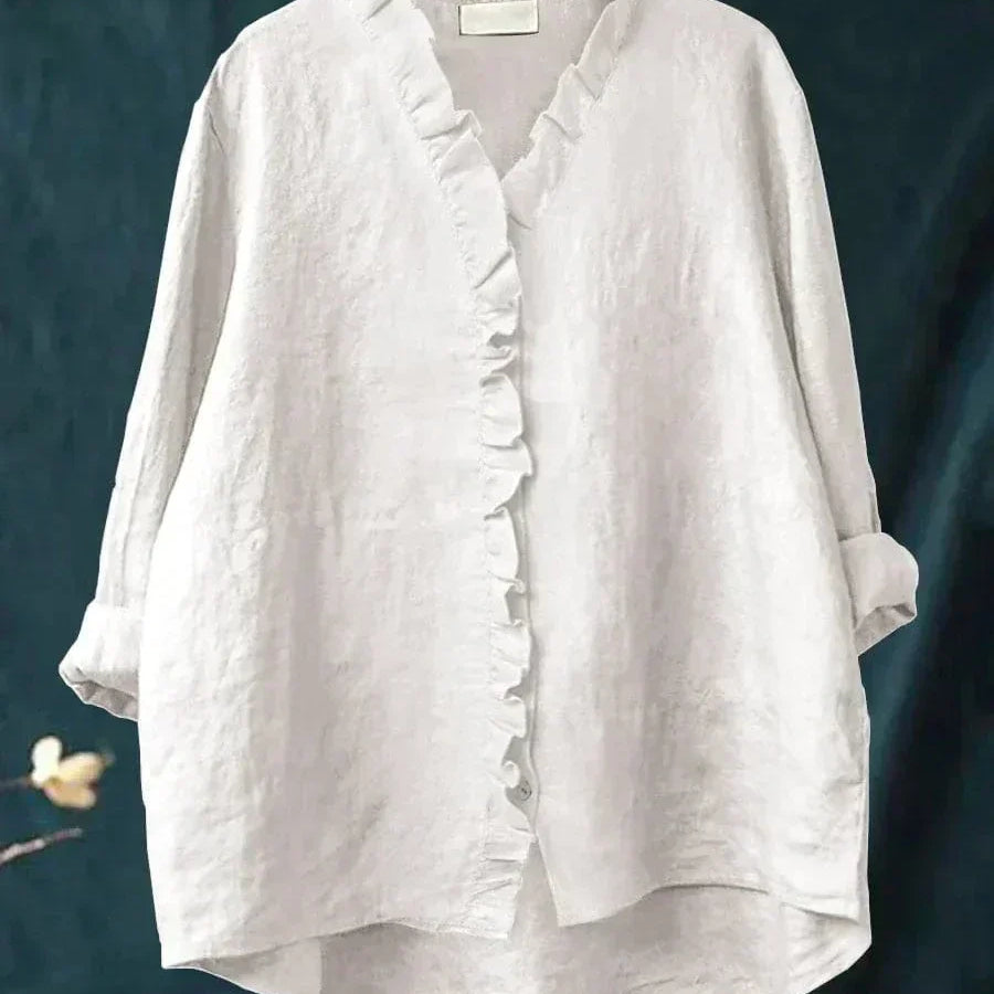 Eline | Elegantna Letnja Bluza od Lna