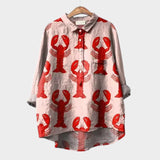 Caranguejo | Premium bluza sa cvetnim dezenom