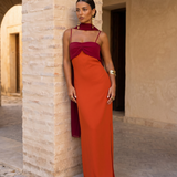 Valessia - Elegantna Maxi Haljina sa Drappiranjem