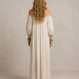 Isabel - Maxi Haljina Boho Plisirana Biserna