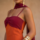Valessia - Elegantna Maxi Haljina sa Drappiranjem