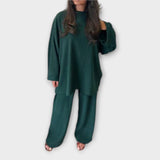 Ingrid - Plus Size Komplet - Kanal Stil