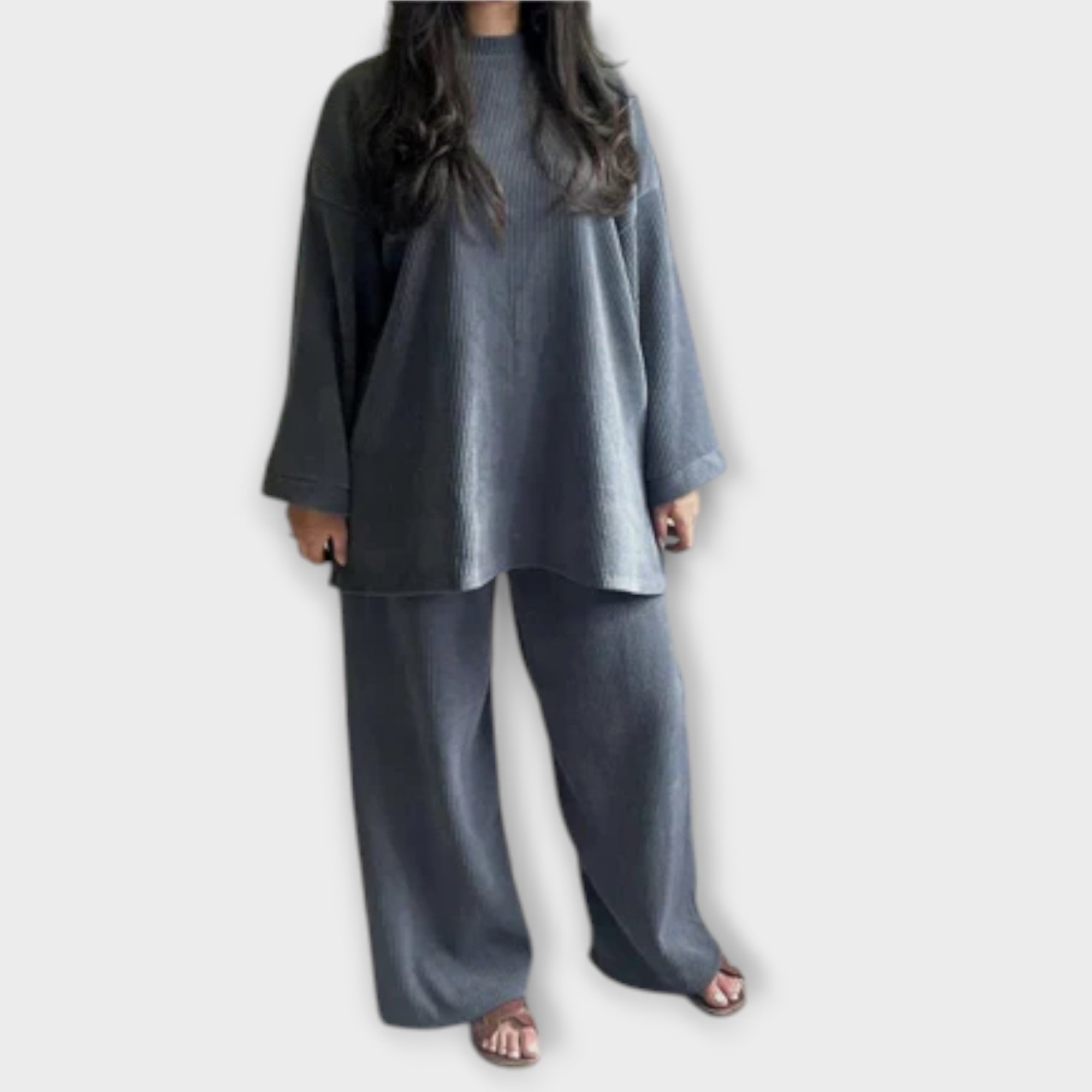 Ingrid - Plus Size Komplet - Kanal Stil