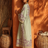 Celestina | Boho haljina sa vezom i mediteranskim šarmom za žene