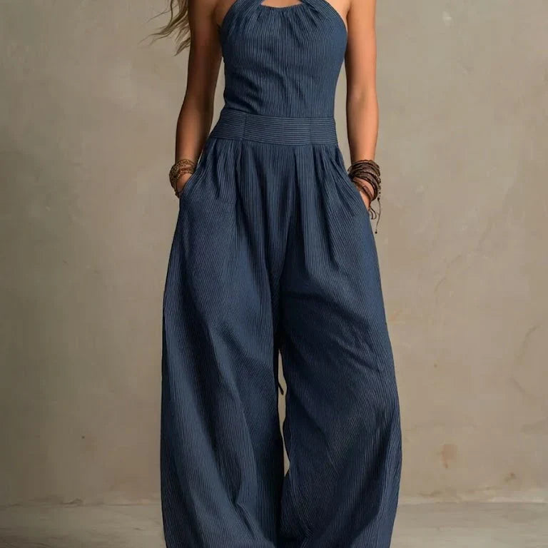 Adriana – Elegantni Jumpsuit sa preklopnim izrezom
