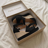 Monica - Espadrile sa platformom za leto sa zatvaranjem za žene