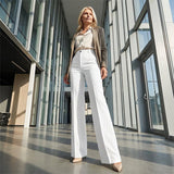 Sabine - Ženske elegantne hlače visokog struka