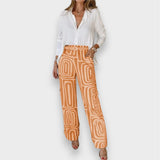 Aurora | Set elegantnih pantalona sa bluzom i pojasom